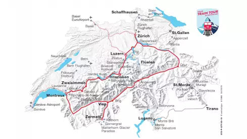 Tour de Trem na Suíça - 5 dias / 4 noites